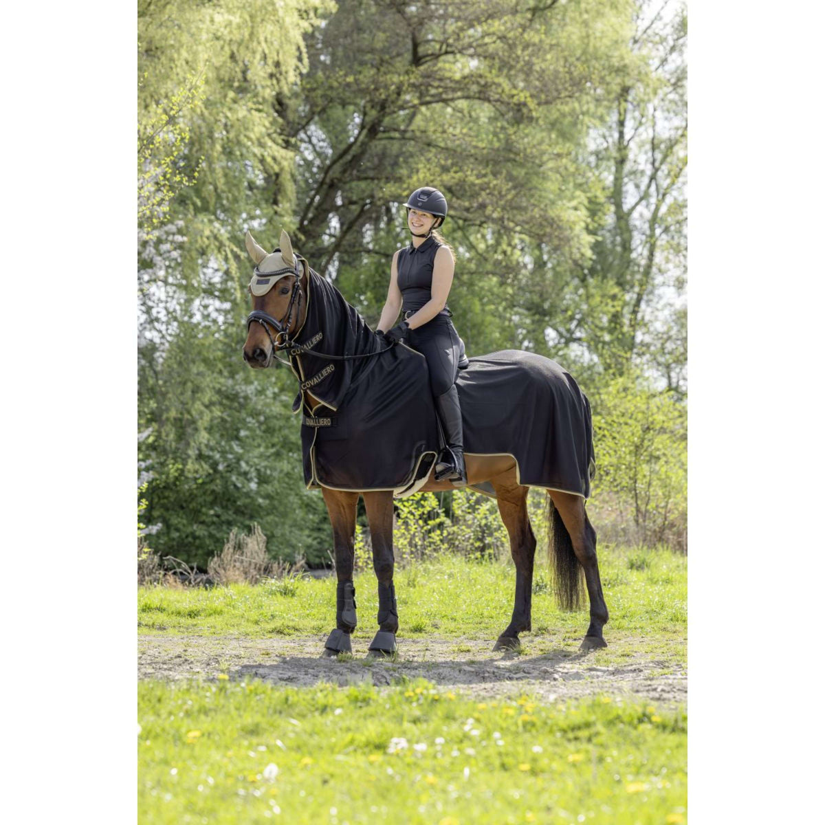 Covalliero Coperta da esercizio SS26 Nero