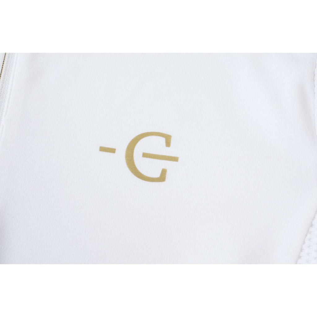 Covalliero Maglietta da Competizione SS26 Bambini Maniche Lunghe Bianco