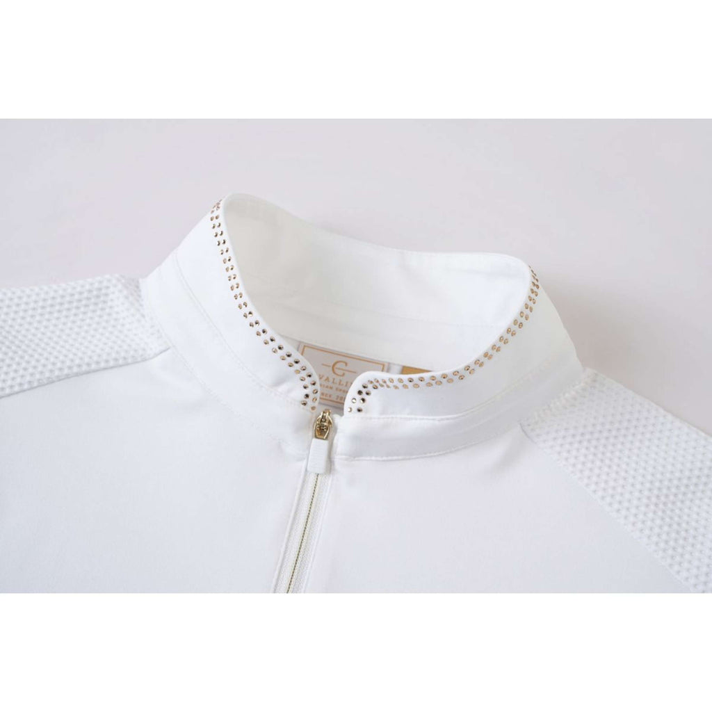 Covalliero Maglietta da Competizione SS26 Donne Maniche Lunghe Bianco