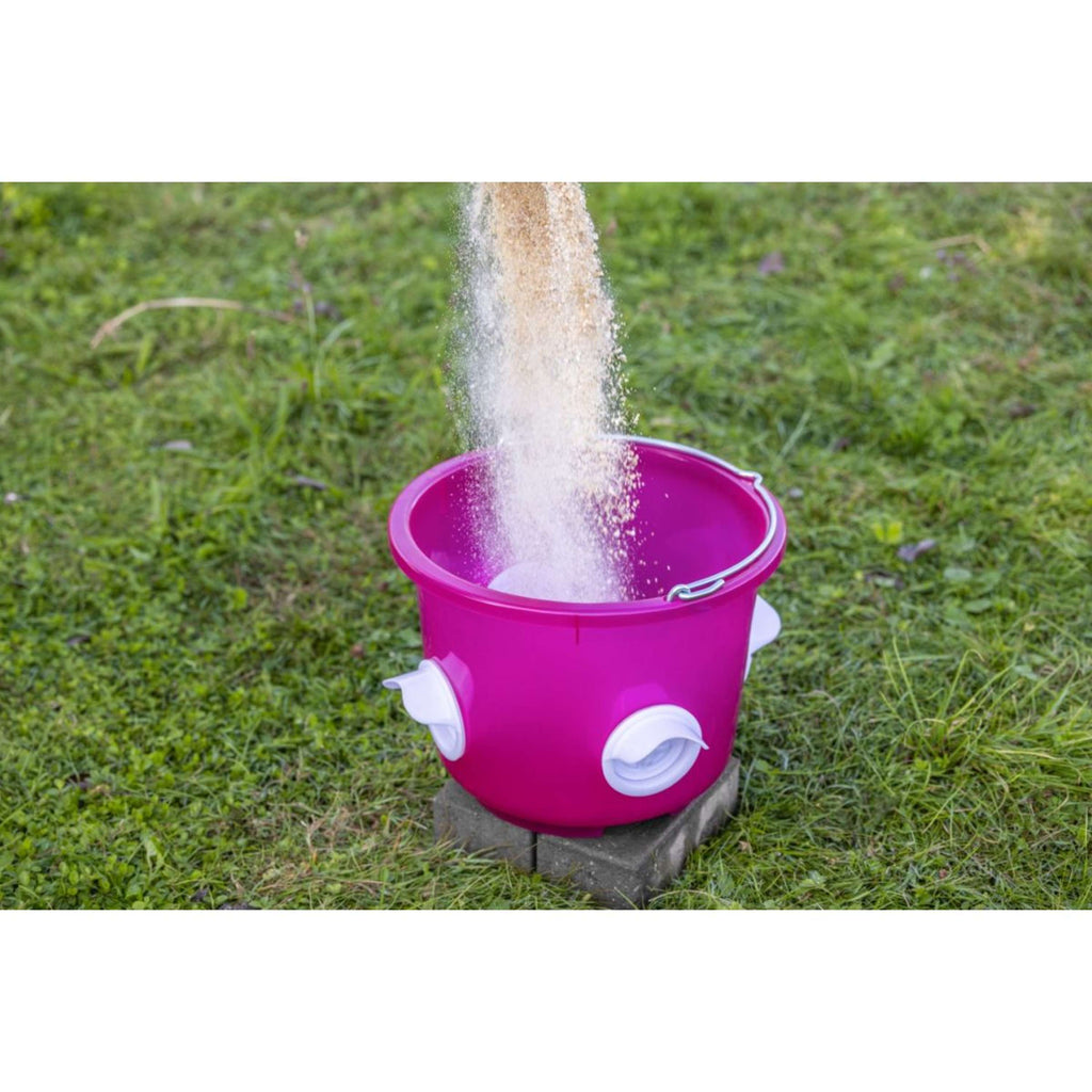 Kerbl Secchio per Alimenti Polli Rosa