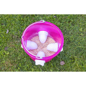 Kerbl Secchio per Alimenti Polli Rosa