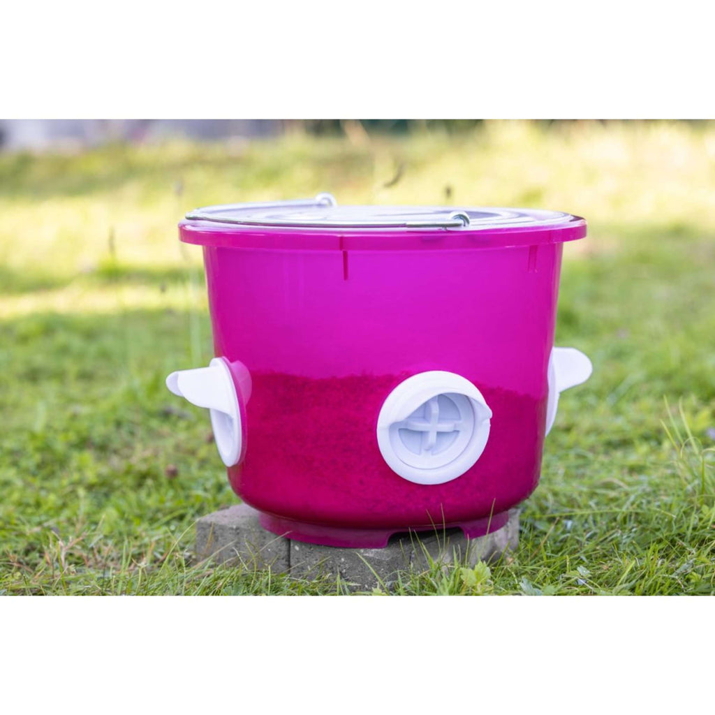Kerbl Secchio per Alimenti Polli Rosa