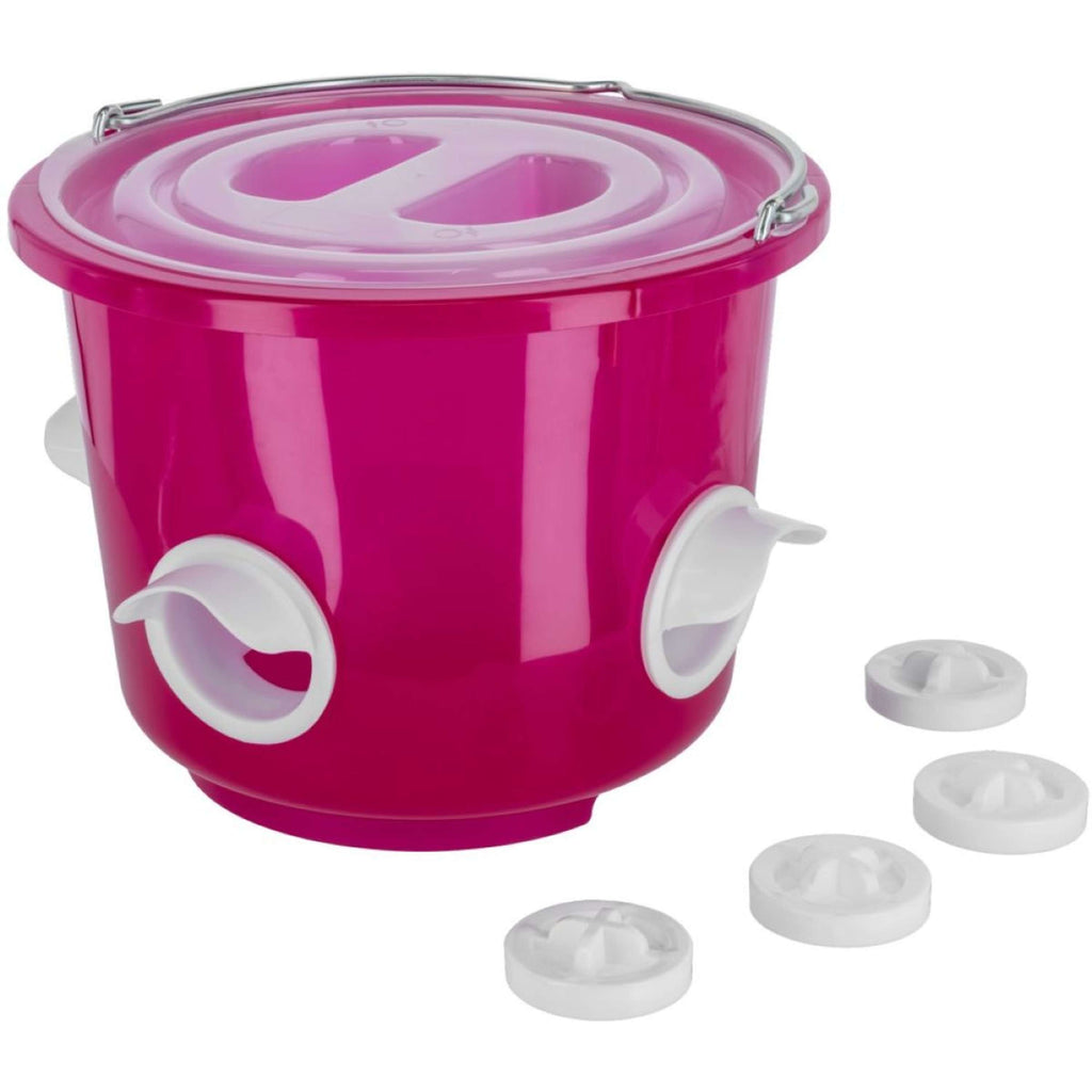 Kerbl Secchio per Alimenti Polli Rosa