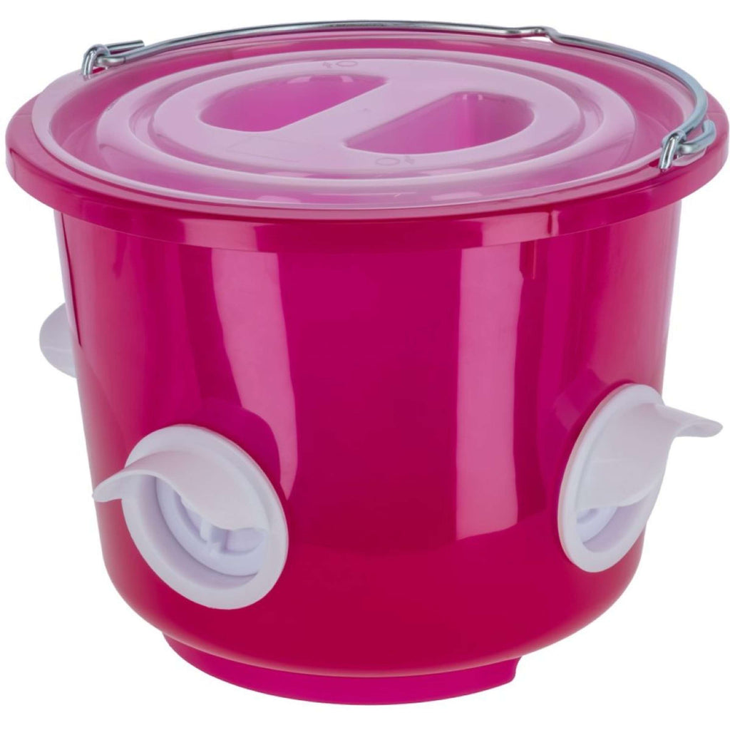 Kerbl Secchio per Alimenti Polli Rosa