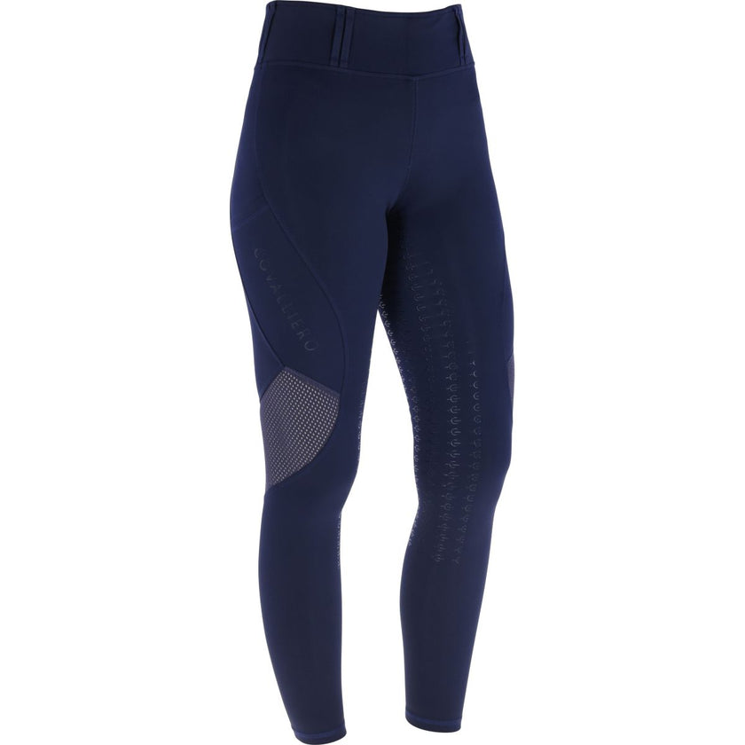 Covalliero Leggings da Equitazione Mesh SS26 Donne Marina oscura