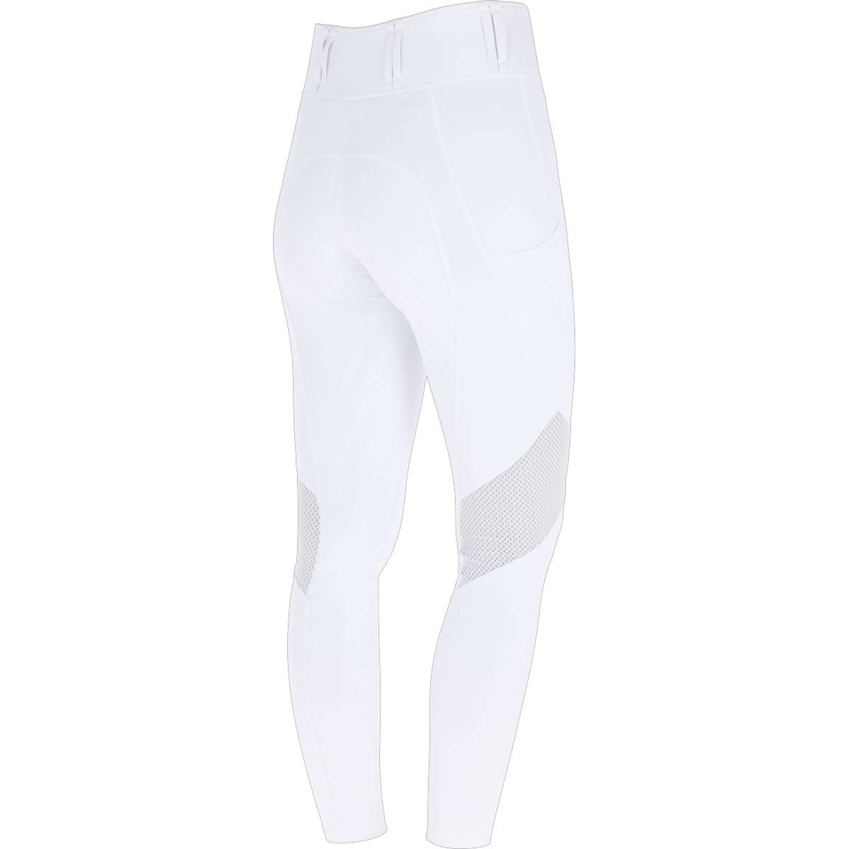 Covalliero Leggings da Equitazione Mesh SS26 Donne Bianco
