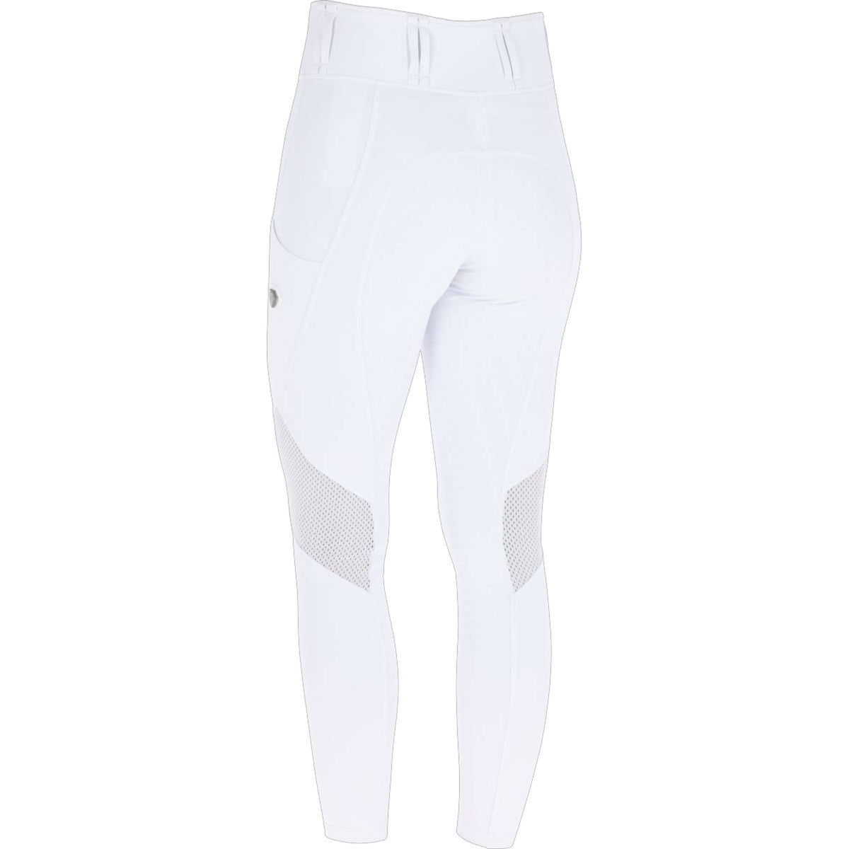 Covalliero Leggings da Equitazione Mesh SS26 Donne Bianco