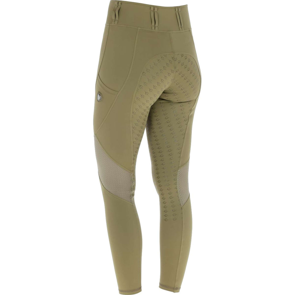 Covalliero Leggings da Equitazione Mesh SS26 Donne Noce