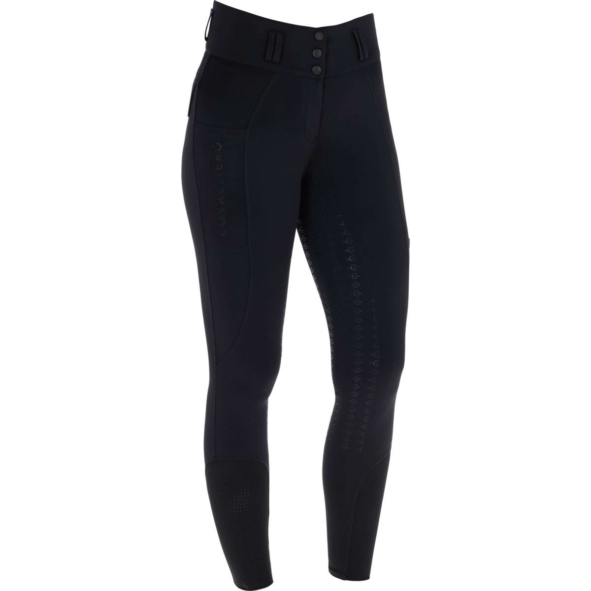 Covalliero Pantaloni da Equitazione SS26 Donne Full Grip Nero