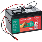 Ako Premium AGM 15 Ah Complete Set Nero