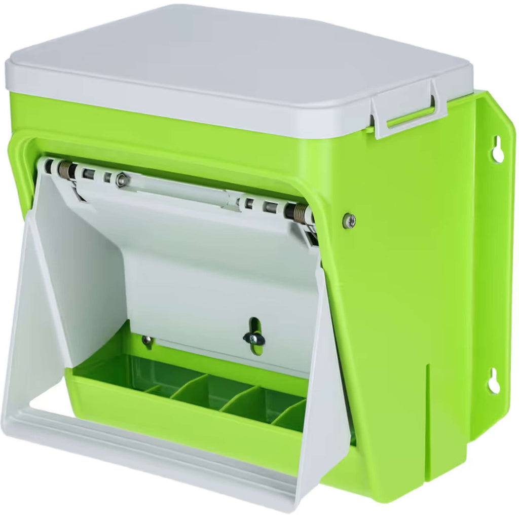 Kerbl Mangime Automatico con Aletta Protettiva Verde