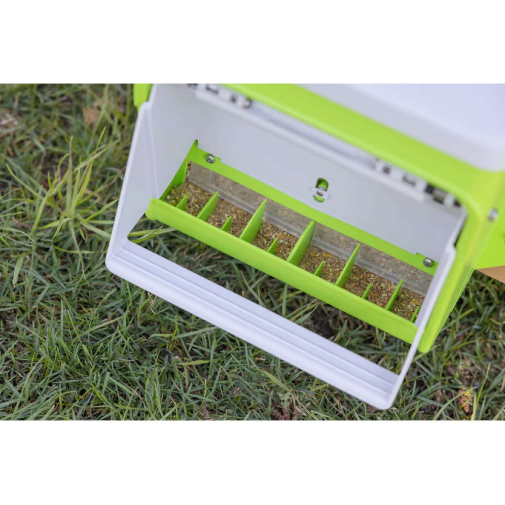 Kerbl Mangime Automatico con Aletta Protettiva Verde