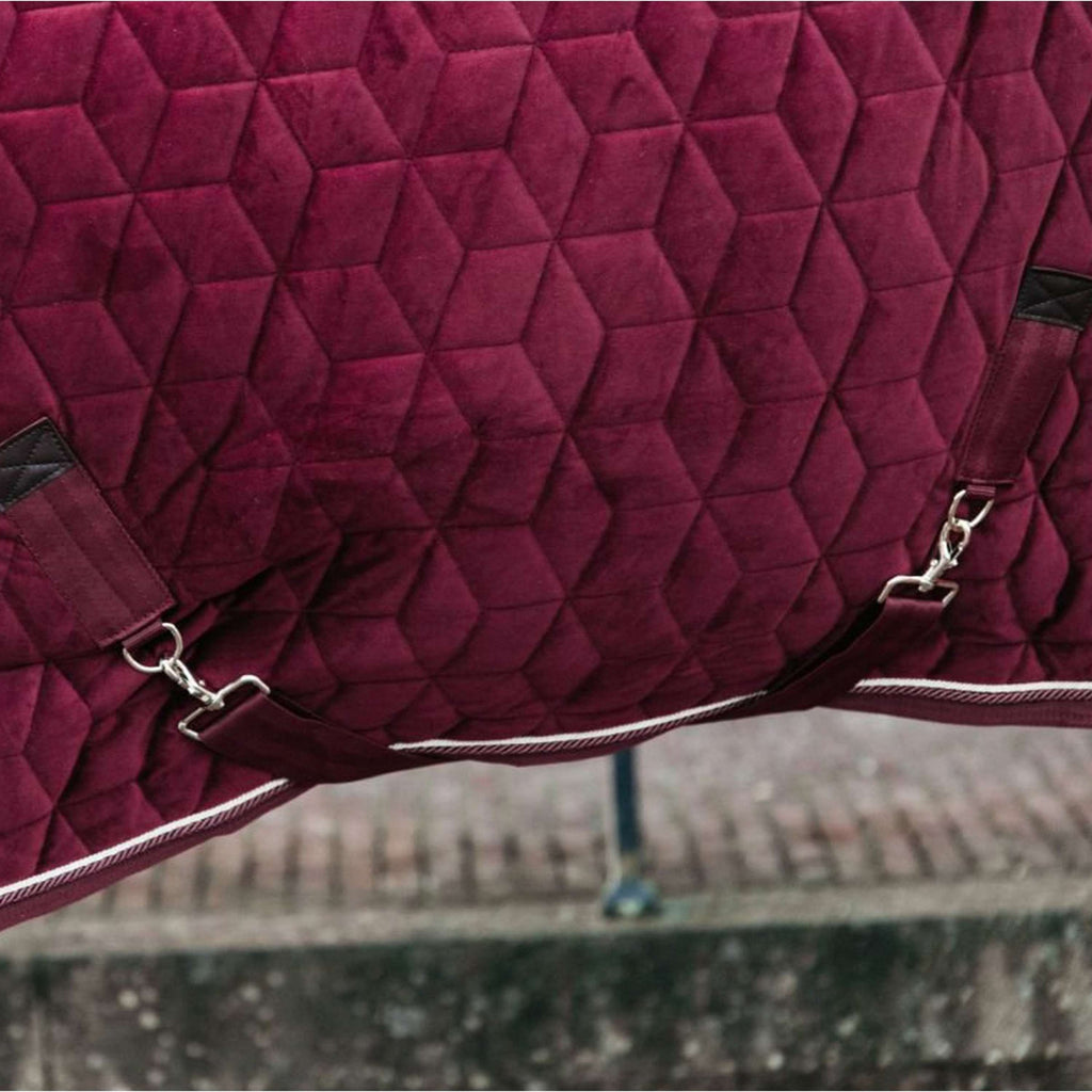 Kentucky Horsewear Coperta da esposizione Velvet Bordeaux