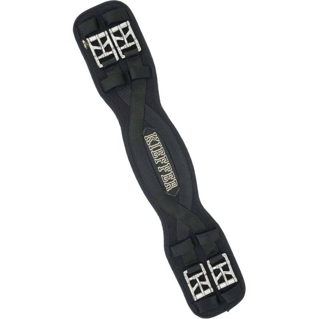 Kieffer Sottopancia da Dressage Air-Tex senza elastico Nero