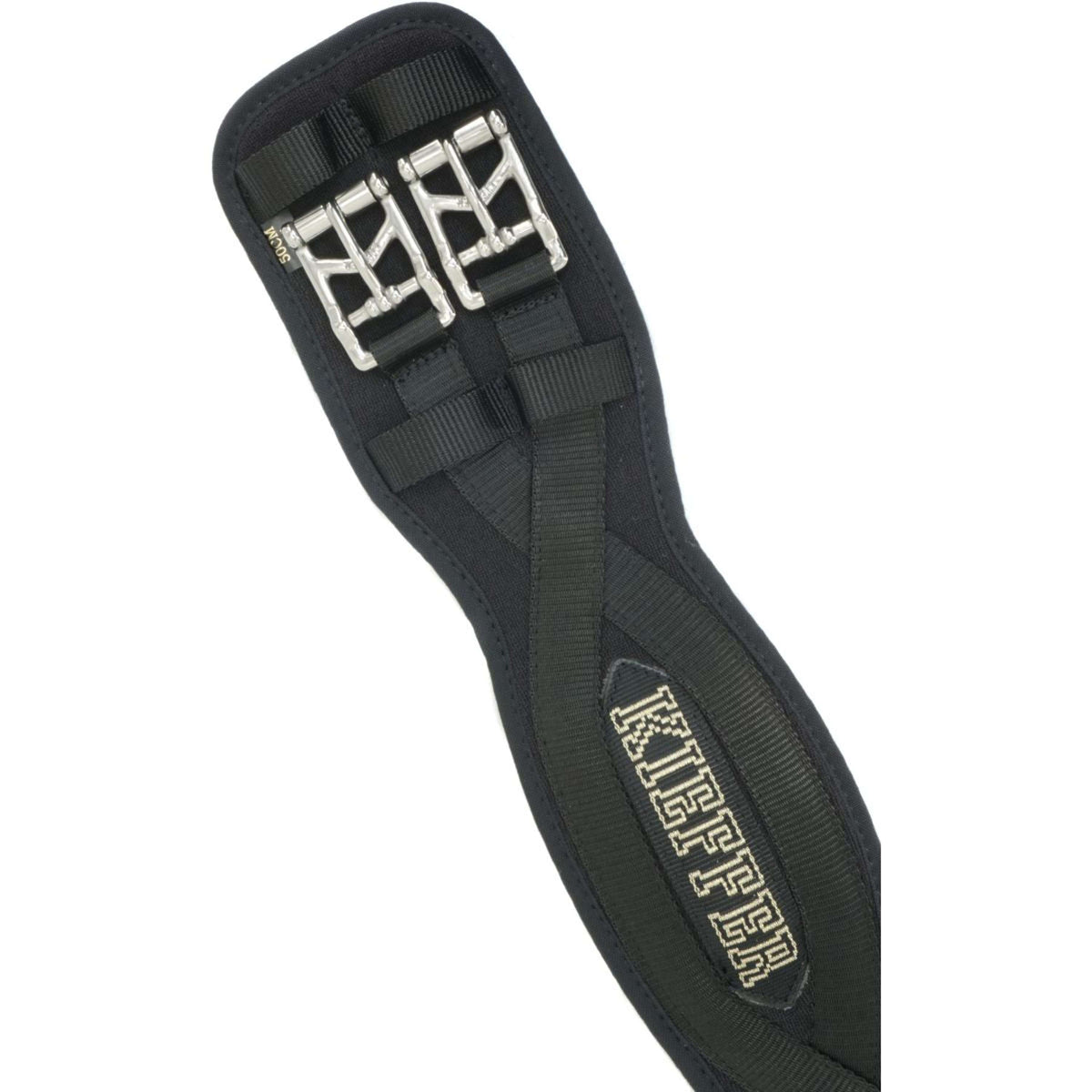 Kieffer Sottopancia da Dressage Air-Tex senza elastico Nero