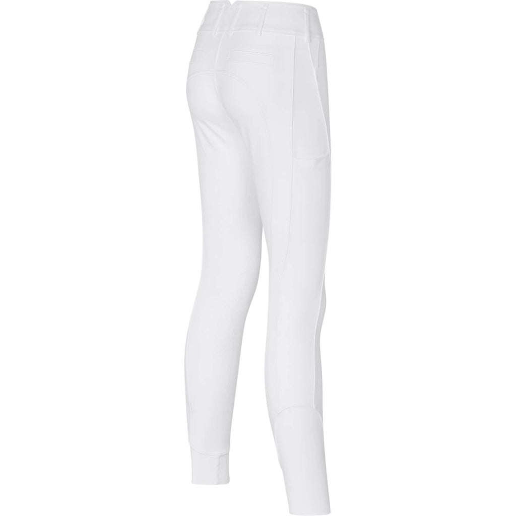 Kingsland Pantaloni da Equitazione Kira Knie Grip Bianco