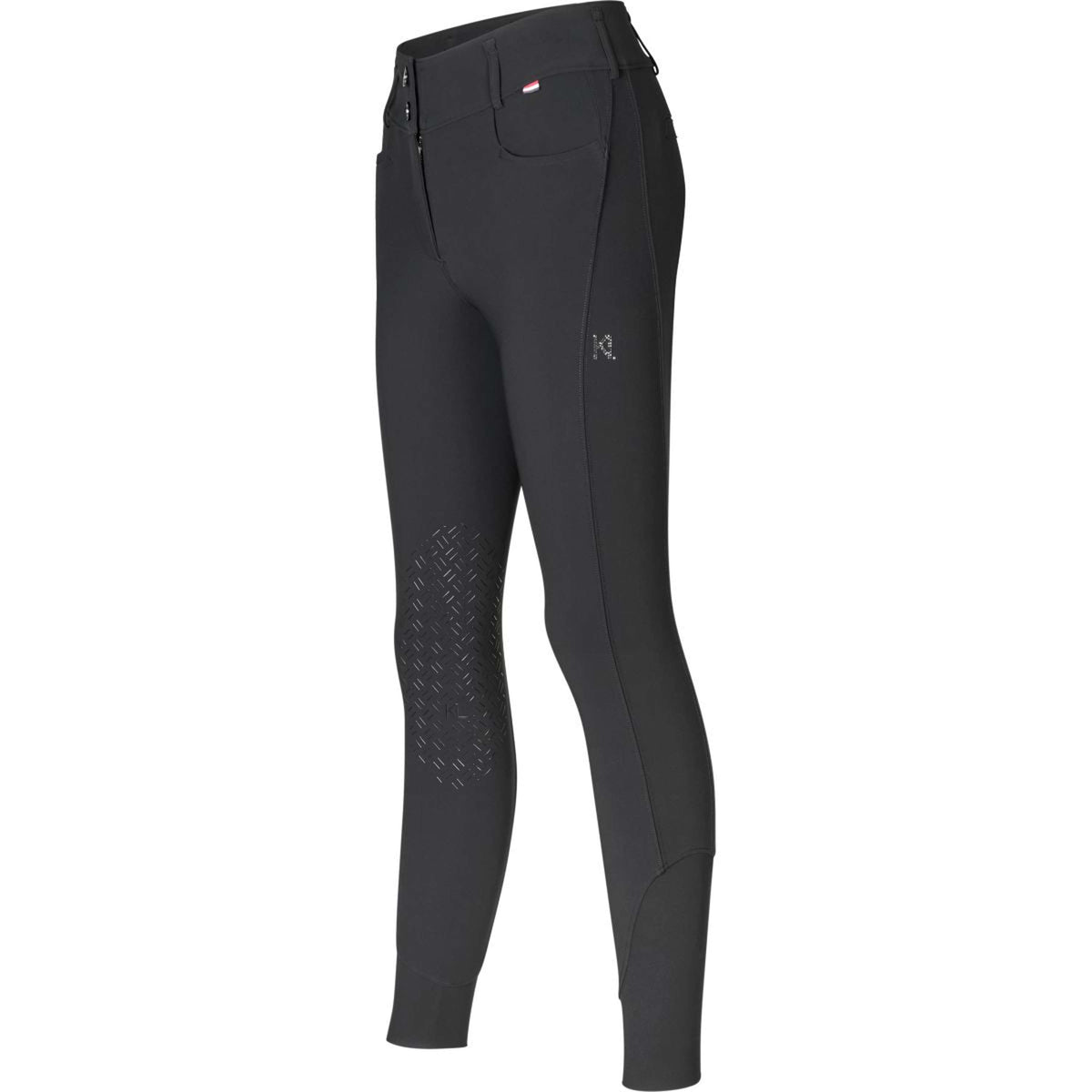 Kingsland Pantaloni da Equitazione Kira Knie Grip Nero
