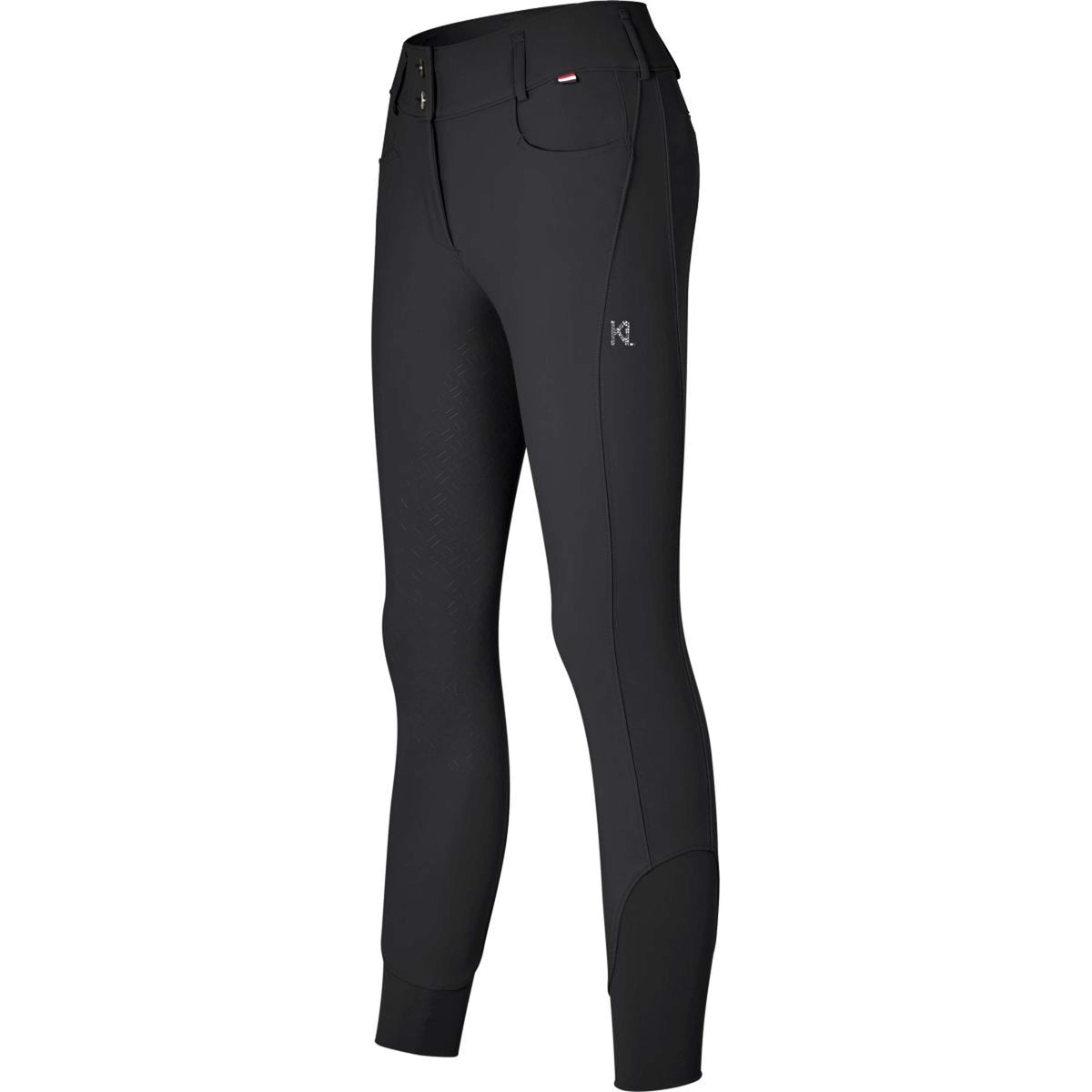 Kingsland Pantaloni da Equitazione Kira Full Grip Nero