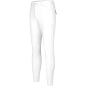 Kingsland Pantaloni da Equitazione Kent Full Grip Bianco