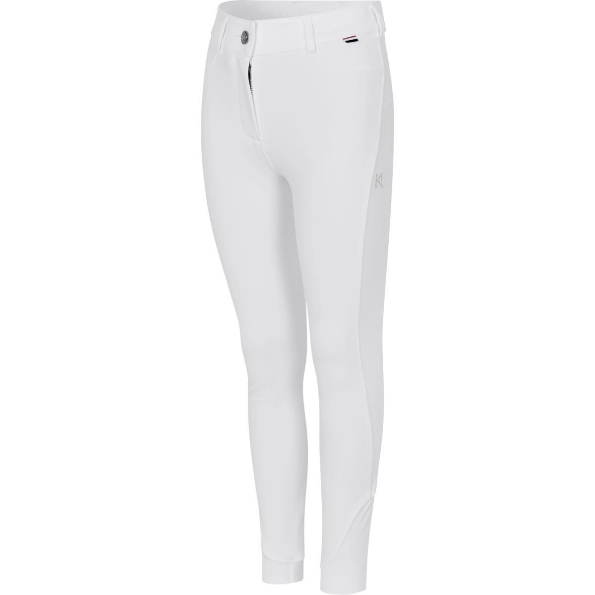 Kingsland Pantaloni da Equitazione Kiki Full Grip Bianco