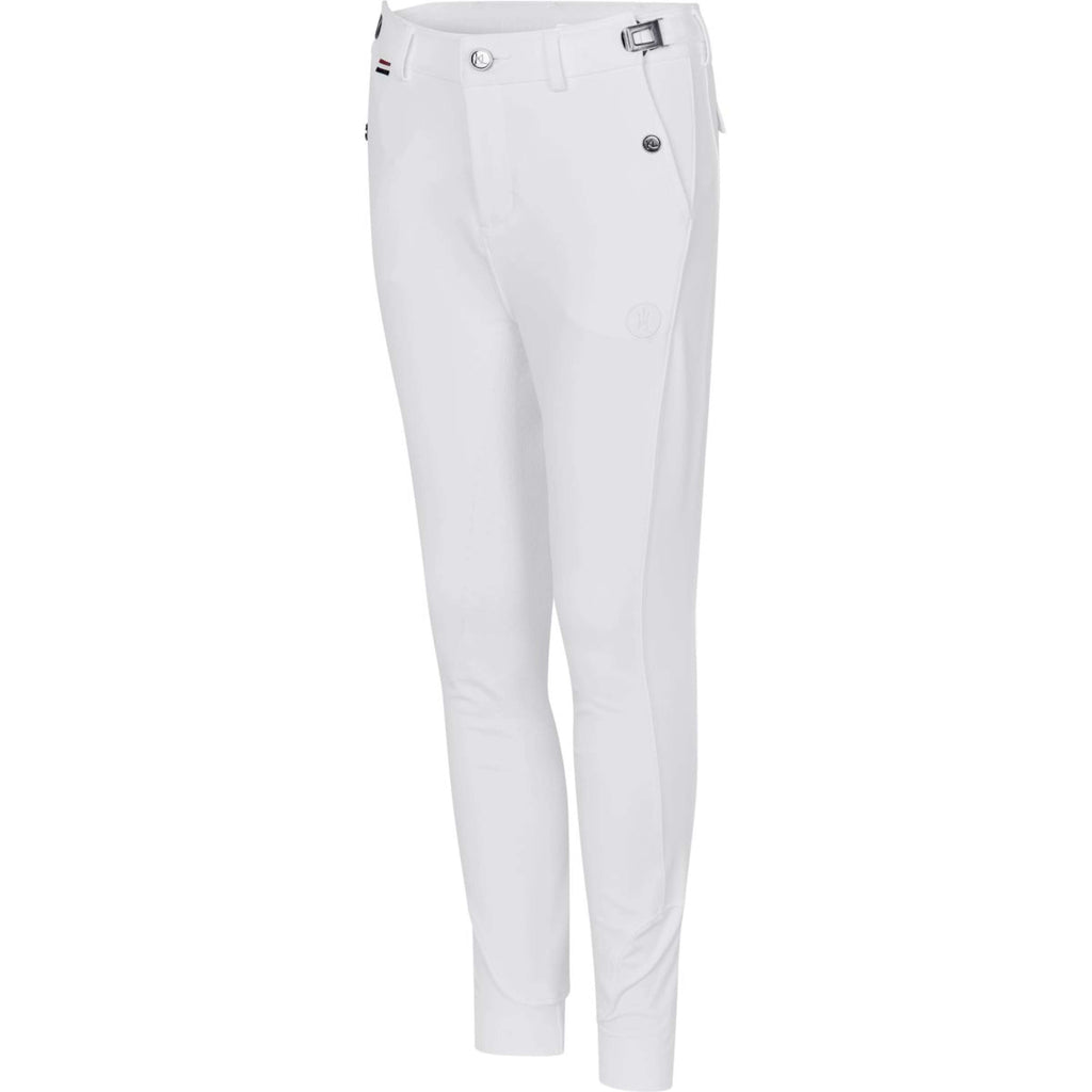 Kingsland Pantaloni da Equitazione Knox Full Grip Bianco