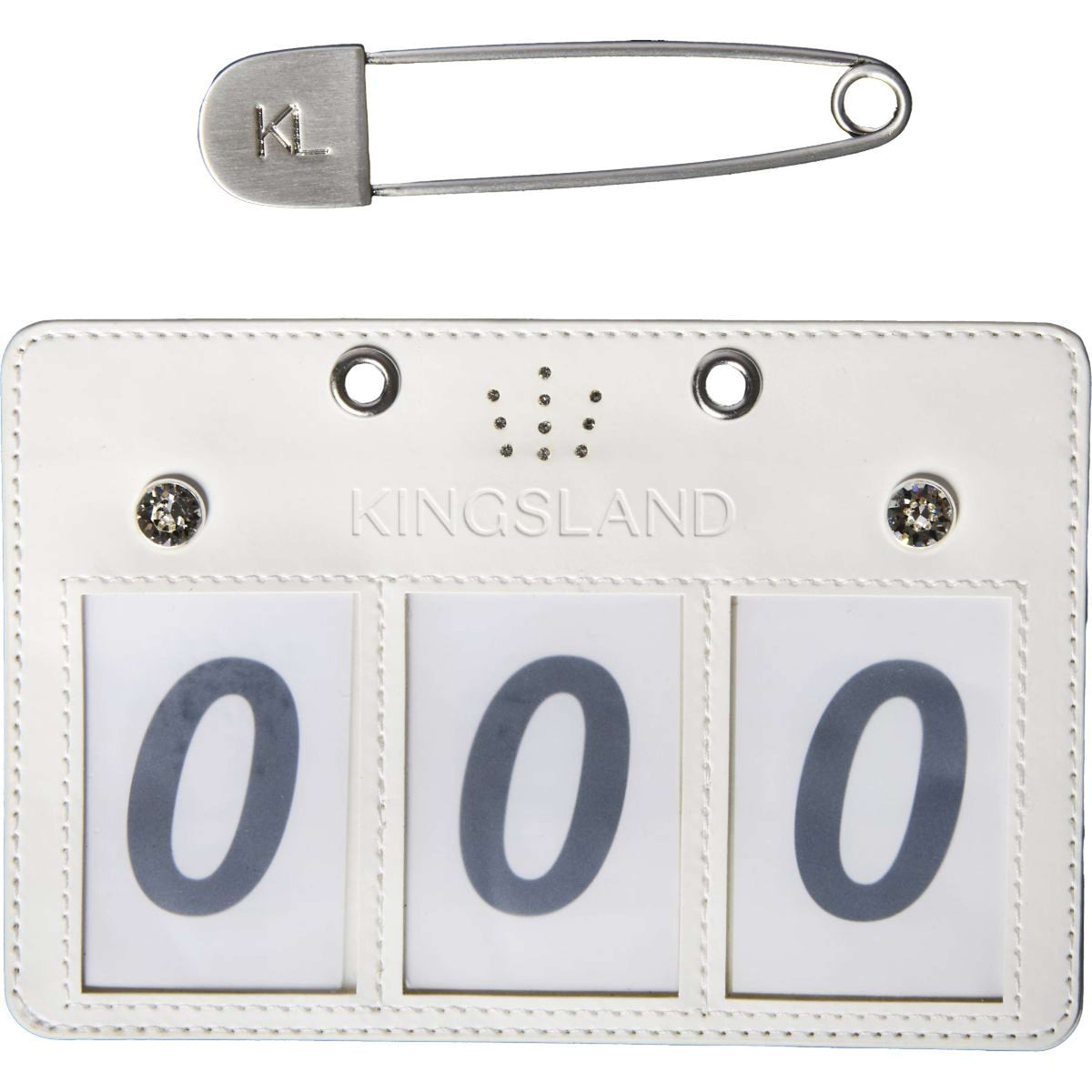 Kingsland Numeri di pettorale KLMaddie 3 Numeri Bianco