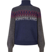 Kingsland Maglione a Collo Alto KLMontez Grey Forged Iron