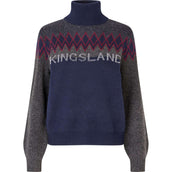 Kingsland Maglione a Collo Alto KLMontez Grey Forged Iron