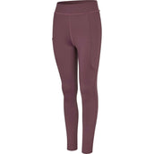 Kingsland Leggings da Equitazione KLMelody Full Grip Plum Wine