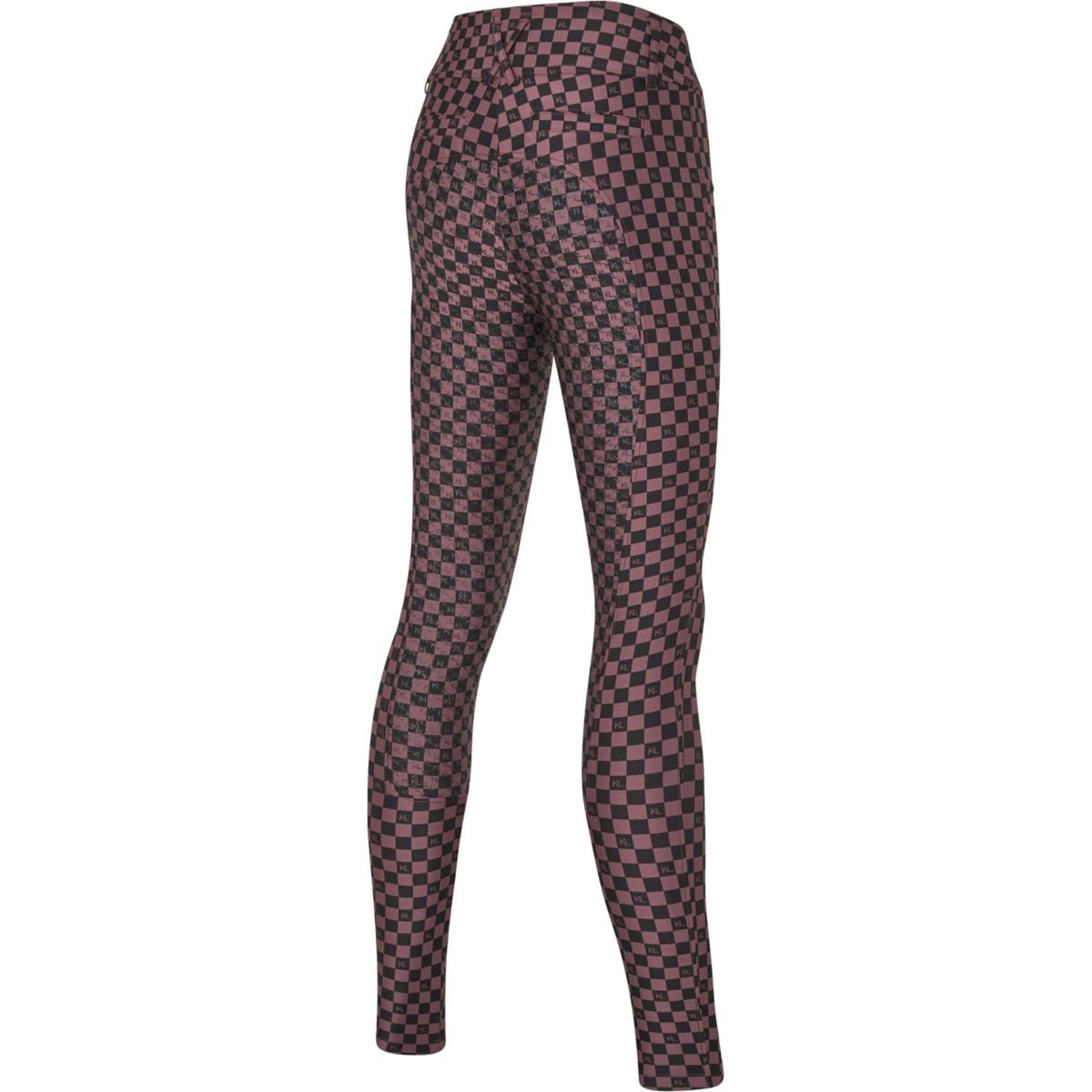 Kingsland Pantaloni da Equitazione KLKristin Full Grip Plum Wine