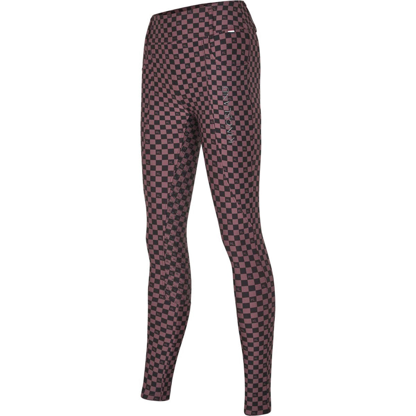 Kingsland Pantaloni da Equitazione KLKristin Full Grip Plum Wine Kingsland Pantaloni da Equitazione KLKristin Full Grip Plum Wine