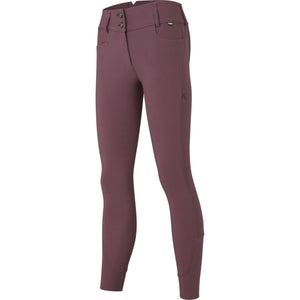 Kingsland Pantaloni da Equitazione KLKira Full Grip Plum Wine
