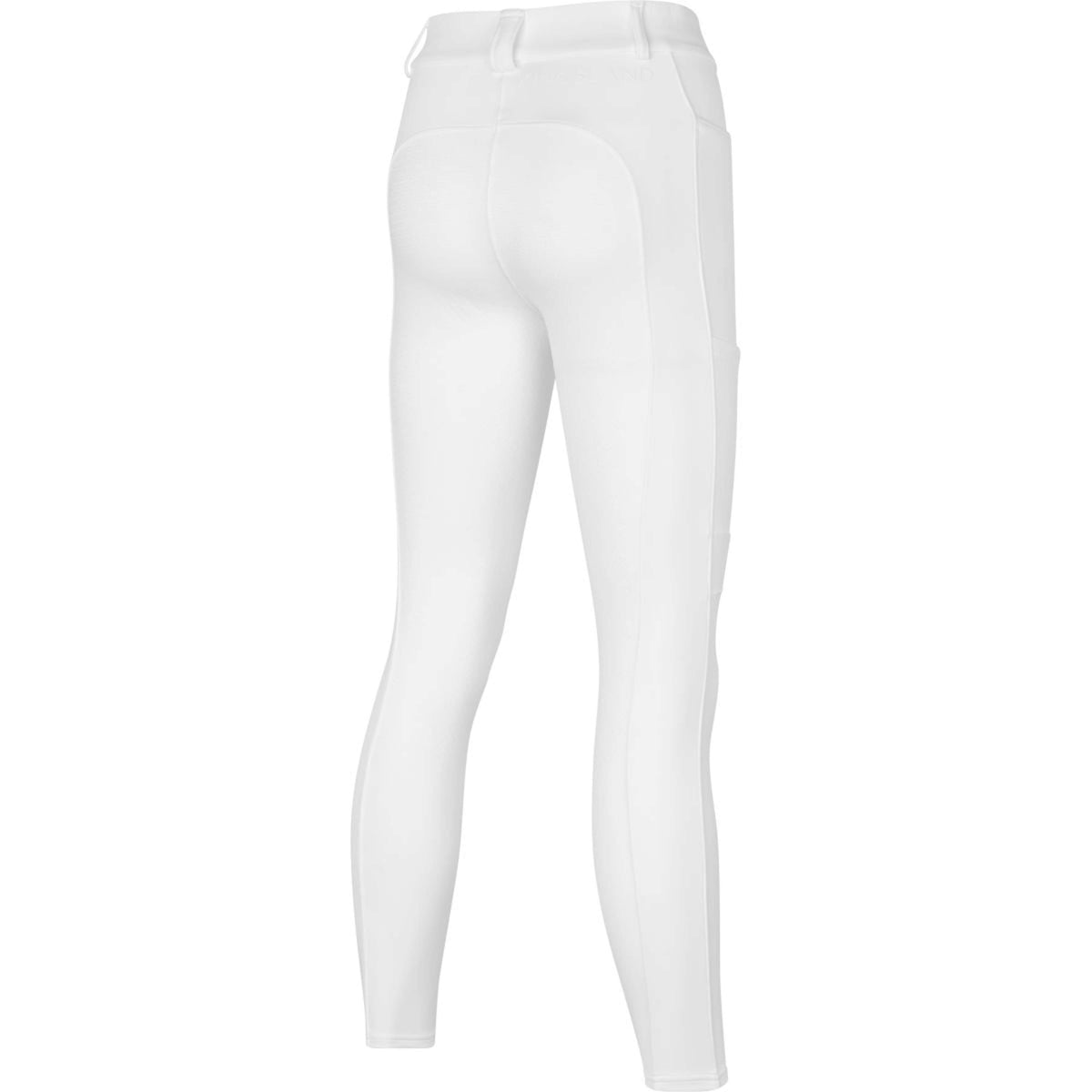 Kingsland Pantaloni da Equitazione KLKornelia Full Grip Bianco