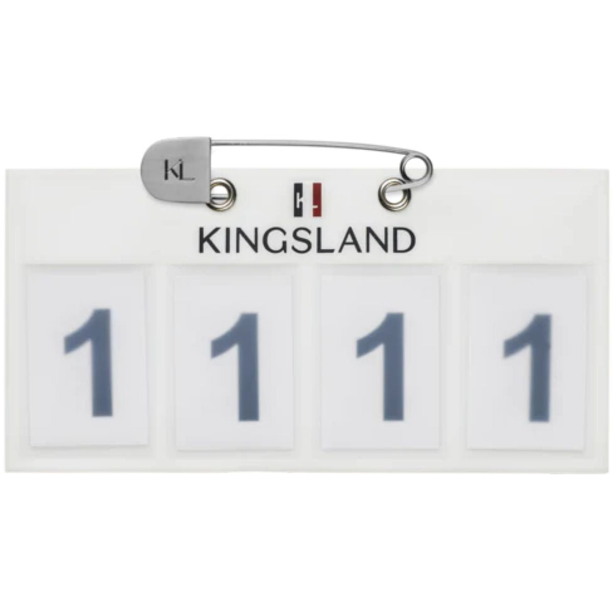 Kingsland Startnummer Classic 4 Numeri Bianco