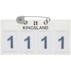 Kingsland Startnummer Classic 4 Numeri Bianco