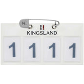 Kingsland Startnummer Classic 4 Numeri Bianco