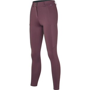 Kingsland Pantaloni da Equitazione KLKaya Full Grip Plum Wine