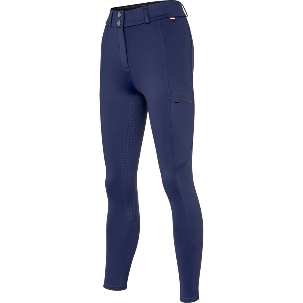 Kingsland Pantaloni da Equitazione KLKaya Pieno Grip Donne Evening Blue