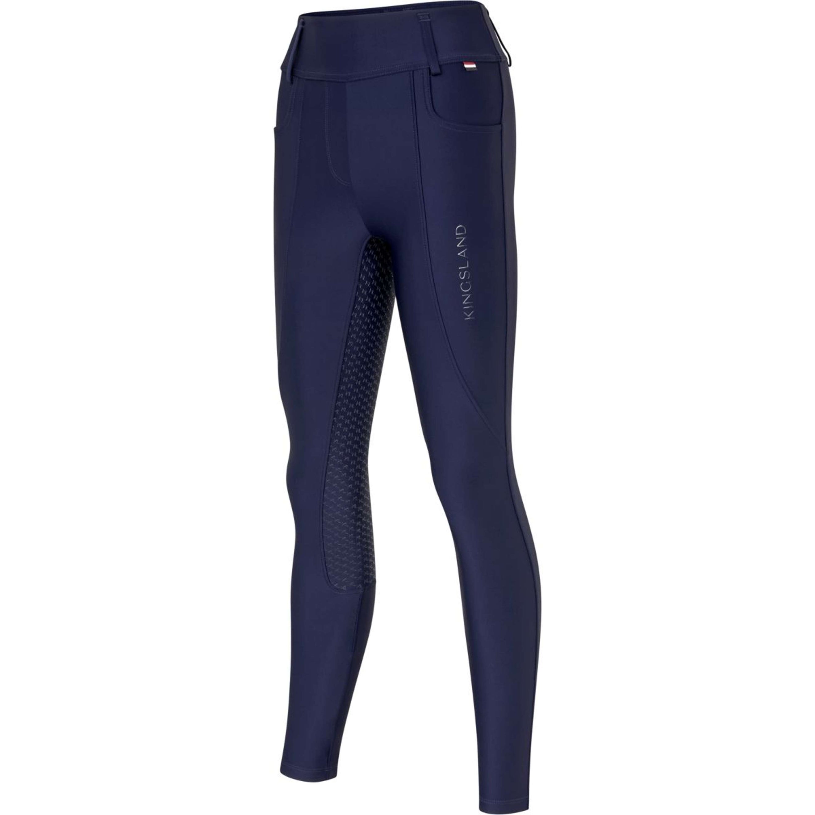 Kingsland Pantaloni da Equitazione KLKristin Pieno Grip Donne Evening Blue