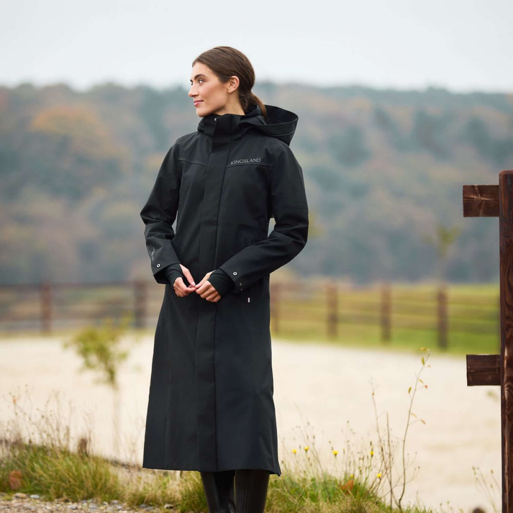 Kingsland Cappotto Lungo KLLucia Impermeabile Nero