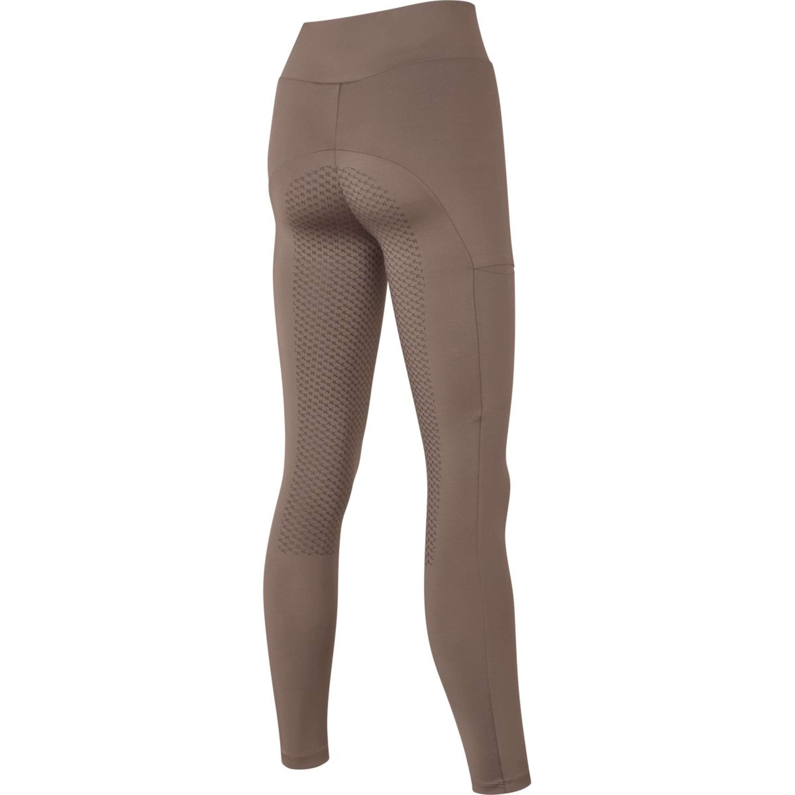 Kingsland Leggings da Equitazione KLAmy F-Tec5 Pieno Grip Donne Brown Iron