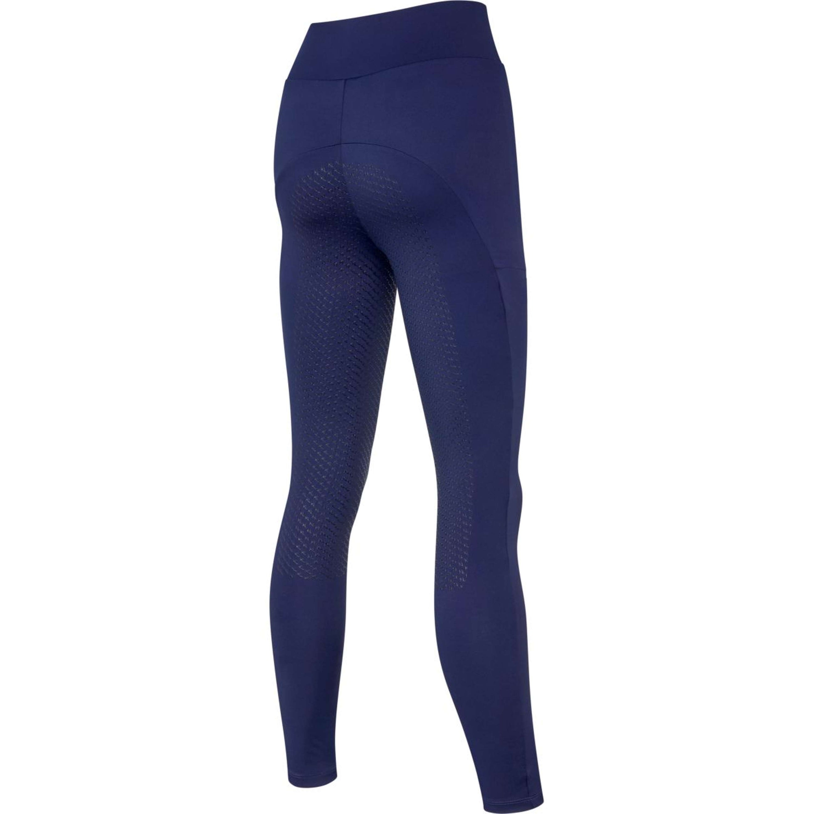 Kingsland Leggings da Equitazione KLAmy F-Tec5 Pieno Grip Donne Evening Blue