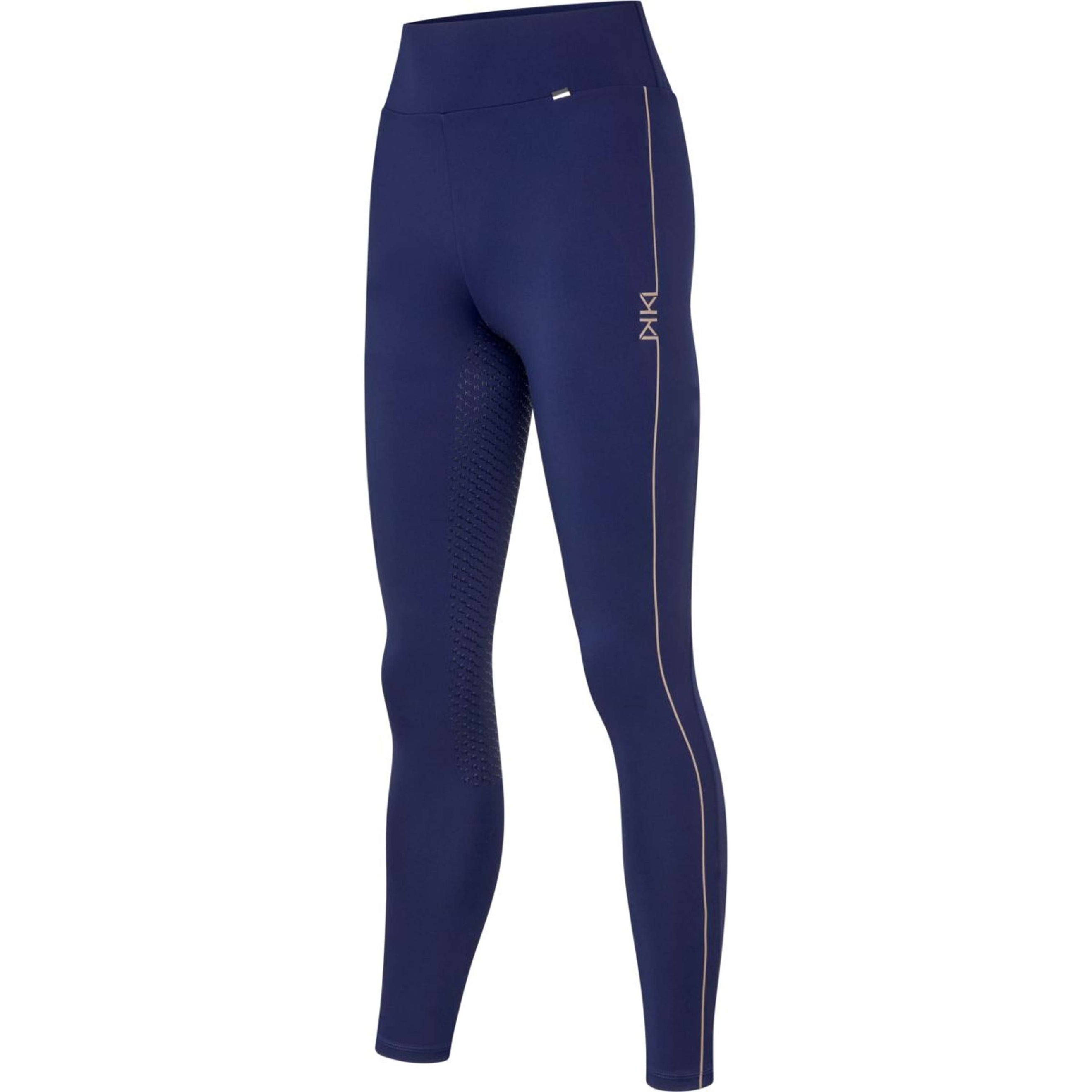 Kingsland Leggings da Equitazione KLAmy F-Tec5 Pieno Grip Donne Evening Blue