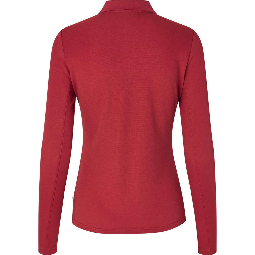 Kingsland Poloshirt KLAmy Donne Rosso granato