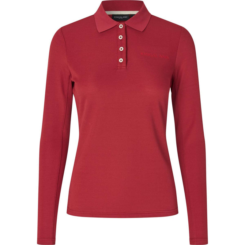 Kingsland Poloshirt KLAmy Donne Rosso granato