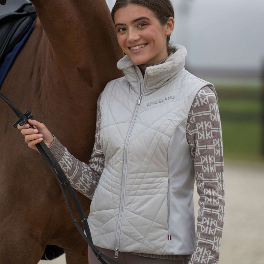 Kingsland Gilet KLAlba Donne Beige Dove