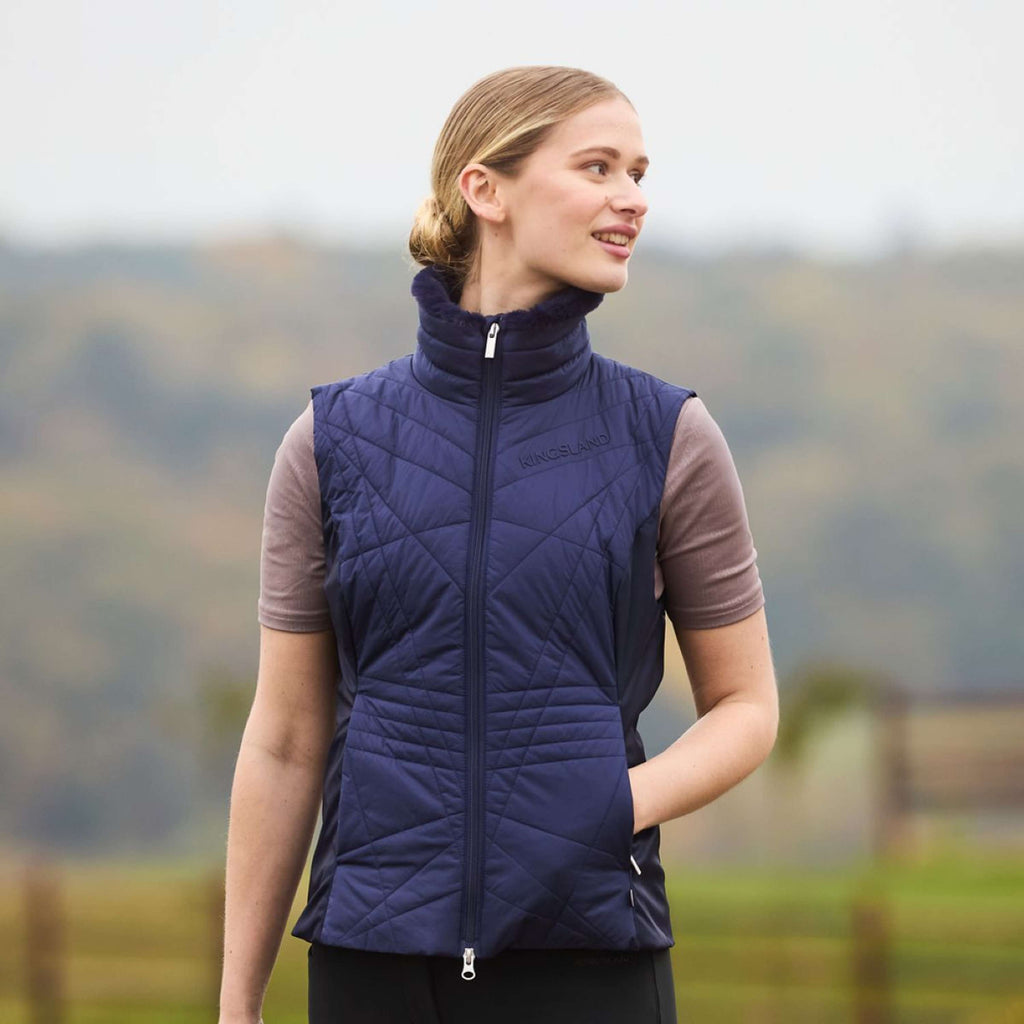 Kingsland Gilet KLAlba Donne Evening Blue