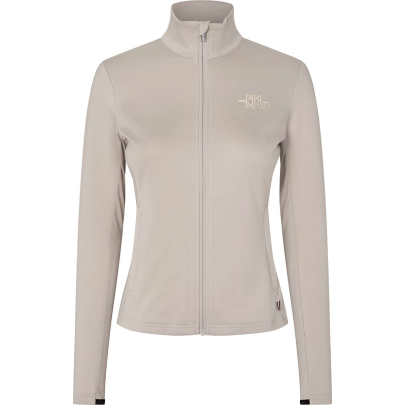 Kingsland Felpa con cappuccio e zip KLAlba Donne Beige Dove
