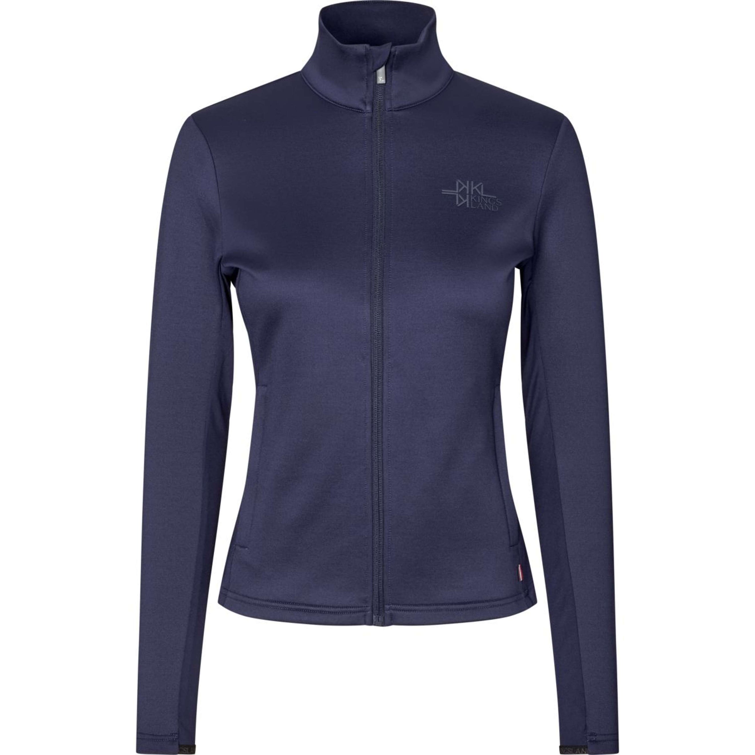 Kingsland Felpa con cappuccio e zip KLAlba Donne Evening Blue