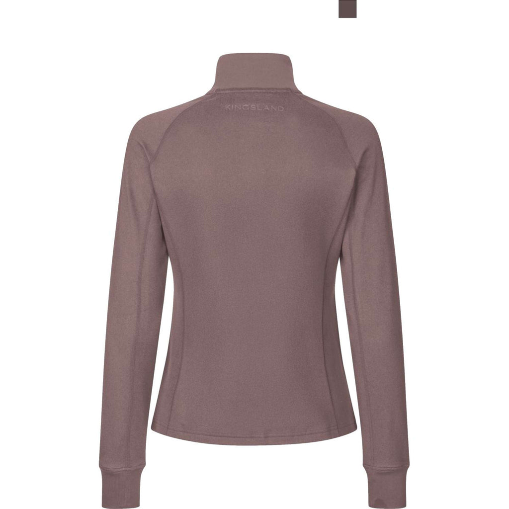 Kingsland Felpa con cappuccio e zip KLAlly Donne Brown Iron